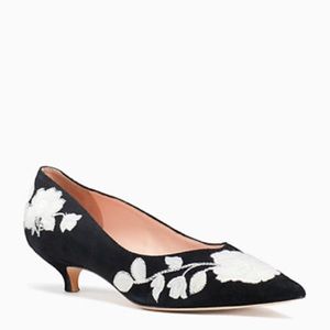 RARE Kate Spade Daze Floral Kitten Heel